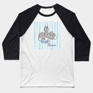 Easter Bunnies Cute Design, Happy Easter Funny Hoppy Easter Spring Baseball T-Shirt